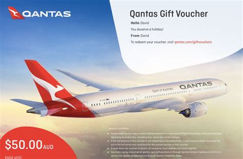 qantas voucher redeem.